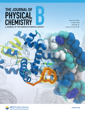 Cover Art Journal of Physical Chemistry B April 2024